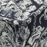 Christian Dior Canvas Embroidered Dioriviera Reverse Striped Toile De Jouy Large Book Tote Handbags Christian Dior