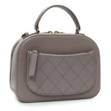 Chanel Taupe Calfskin Coco Curve Vanity Case Handbags Chanel