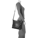 Gucci Black Pebbled Calfskin Medium Soho Messenger Bag Handbags Gucci