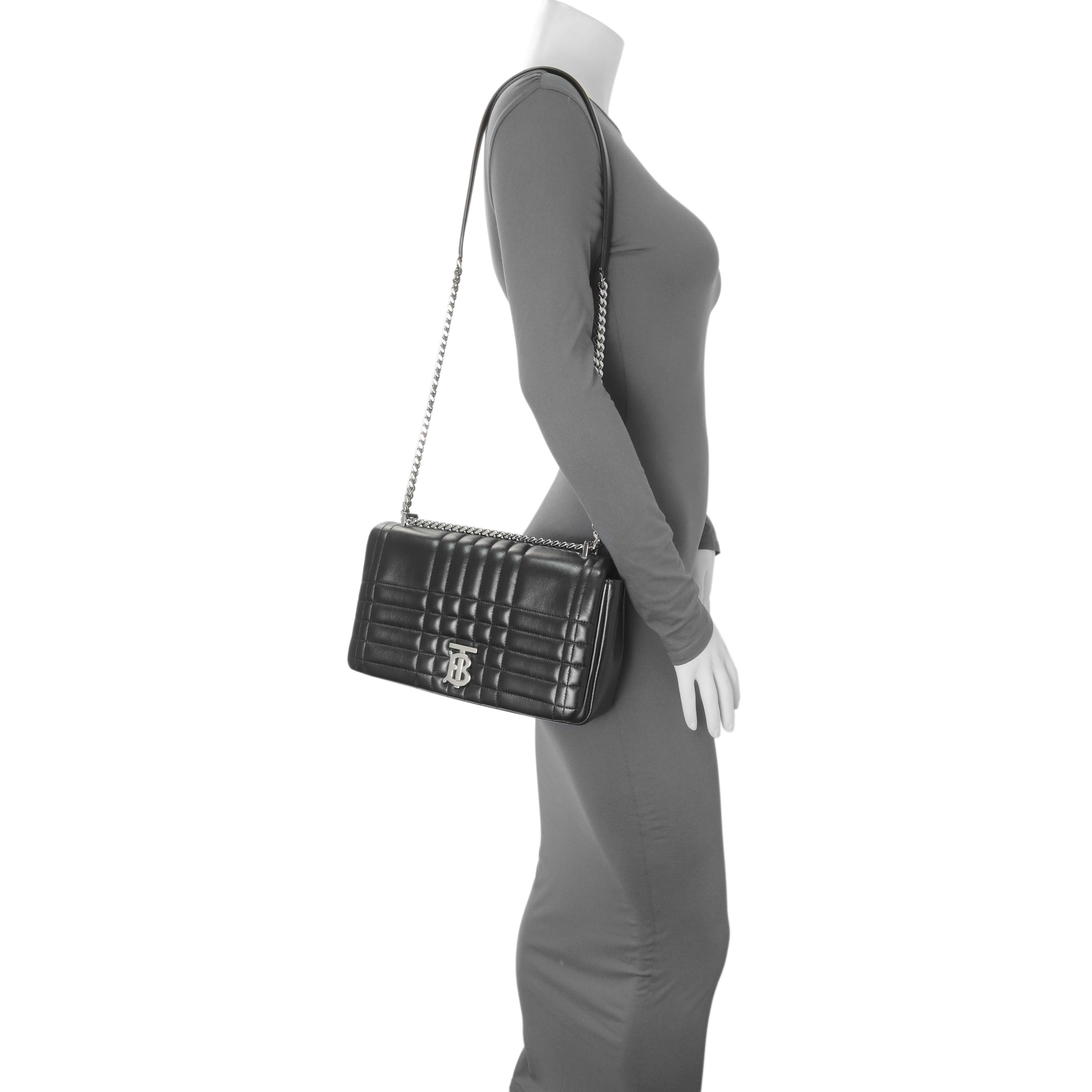 Burberry Black Lambskin Quilted Medium Lola Bag – Modaselle