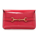 Gucci Pink Patent Large Bright Bit Clutch Handbags Gucci