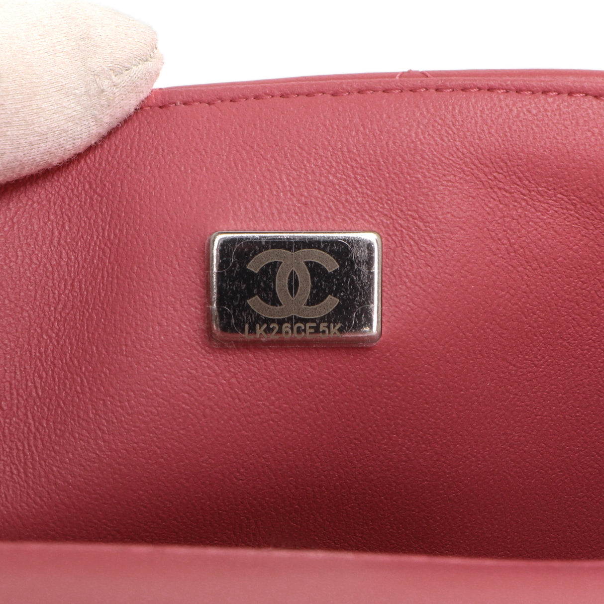 Chanel Pink Quilted Lambskin Mini Rectangular Flap