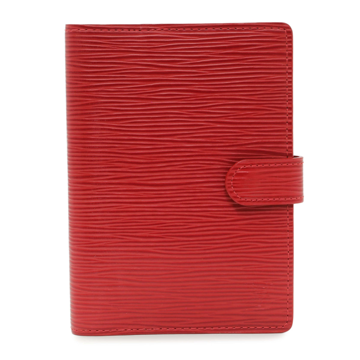 Louis Vuitton Red Epi Small Ring Agenda Cover Accessories Louis Vuitton