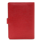 Louis Vuitton Red Epi Small Ring Agenda Cover Accessories Louis Vuitton