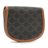Celine Tan Calfskin Triomphe Mini Besace Handbags Celine