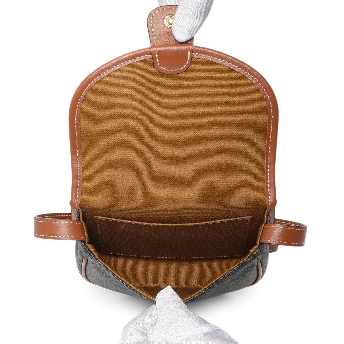 Celine Tan Calfskin Triomphe Mini Besace Handbags Celine