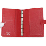 Louis Vuitton Red Epi Small Ring Agenda Cover Accessories Louis Vuitton
