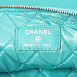 Chanel Teal Lambskin Cuba La Habana Medium O-Case Handbags Chanel