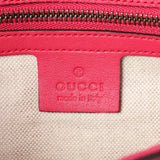 Gucci Pink Patent Large Bright Bit Clutch Handbags Gucci