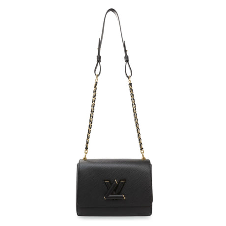 Louis Vuitton Black Epi Twist Shoulder Bag MM Handbags Louis Vuitton