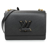 Louis Vuitton Black Epi Twist Shoulder Bag MM Handbags Louis Vuitton