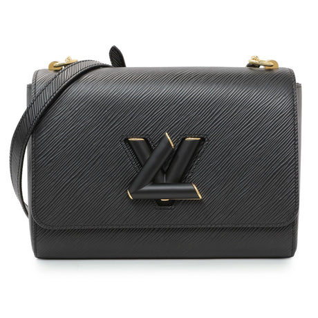 Louis Vuitton Black Epi Twist Shoulder Bag MM Handbags Louis Vuitton