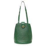 Louis Vuitton Green Epi Cluny Handbags Louis Vuitton