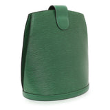 Louis Vuitton Green Epi Cluny Handbags Louis Vuitton