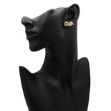 Chanel Crystal Cha-Nel Earrings Designer Jewellery Chanel