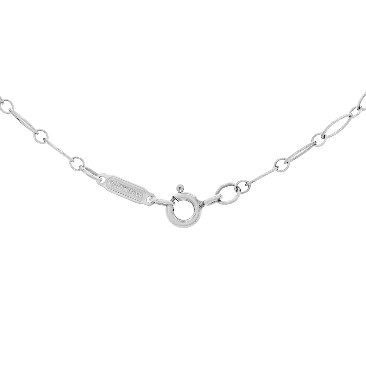 Tiffany & Co. Sterling Silver Large Crown Key Pendant