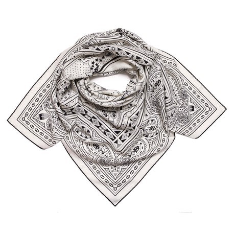Hermes Cashmere Silk Cheval de Coeur Bandana Shawl 140 Accessories Hermes