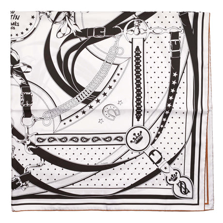 Hermes Silk La Promenade du Matin Double Face Scarf 140 Accessories Hermes