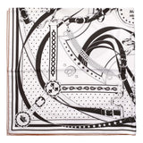 Hermes Silk La Promenade du Matin Double Face Scarf 140 Accessories Hermes