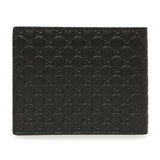 Gucci Black Microguccissima Bi-Fold Wallet