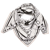 Hermes Silk La Promenade du Matin Double Face Scarf 140 Accessories Hermes