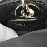 Christian Dior Black Lambskin Cannage Micro Lady Dior Handbags Christian Dior