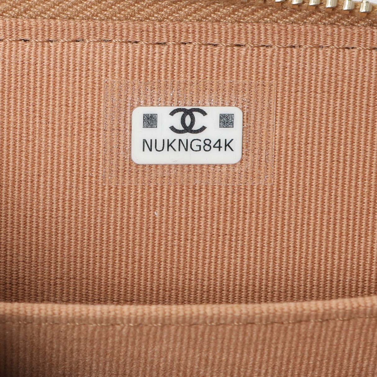Chanel Brown Quilted Lambskin 19 Zip Around Coin Purse Accessories Chanel