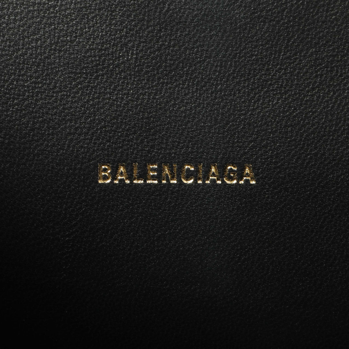 Balenciaga Black Calfskin Mini Hourglass Top Handle Bag Handbags Balenciaga