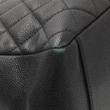 Chanel Black Quilted Caviar Grand Shopping Tote GST Handbags Chanel