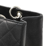 Chanel Black Quilted Caviar Grand Shopping Tote GST Handbags Chanel
