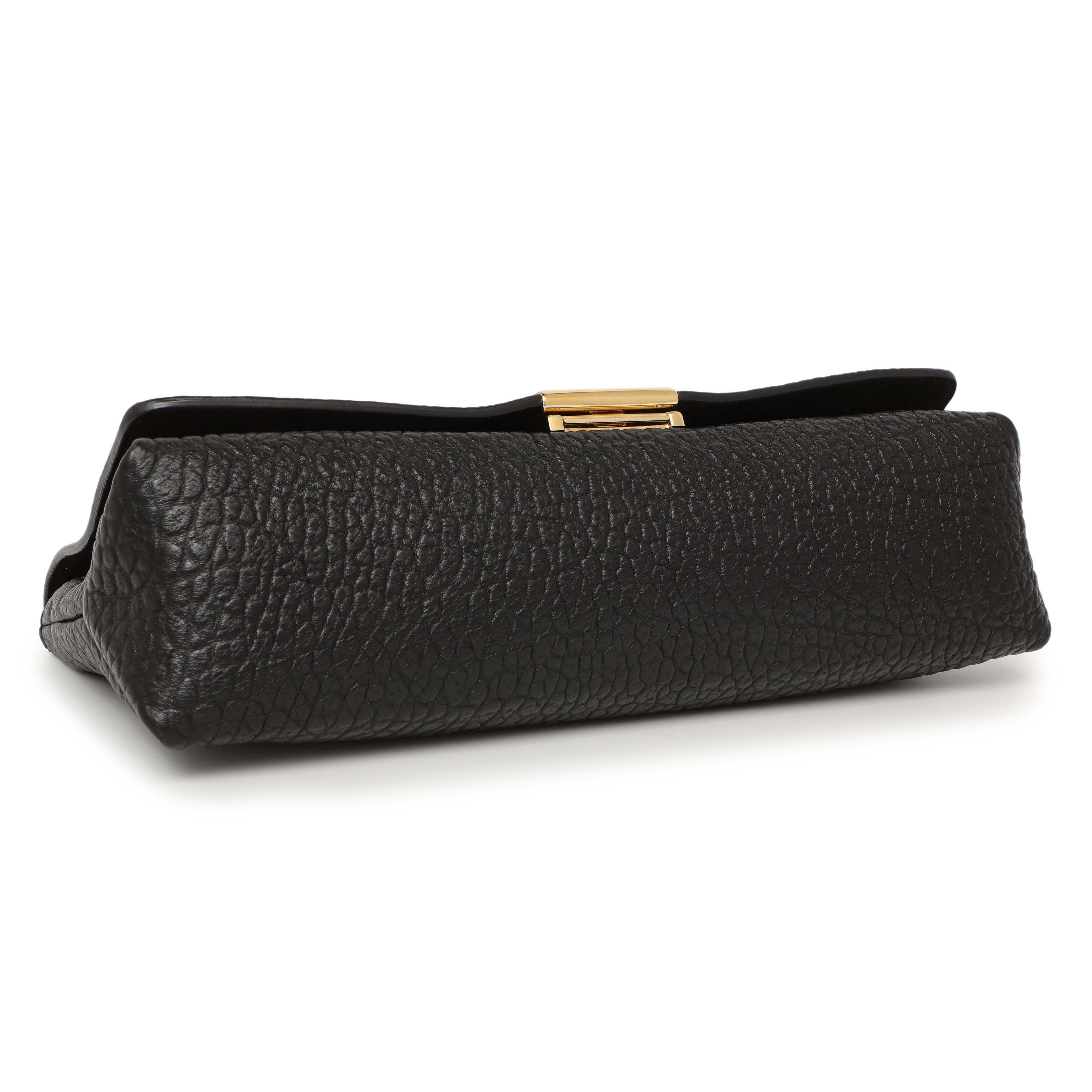 Burberry Black Grained Calfskin Mildenhall Crossbody – Modaselle