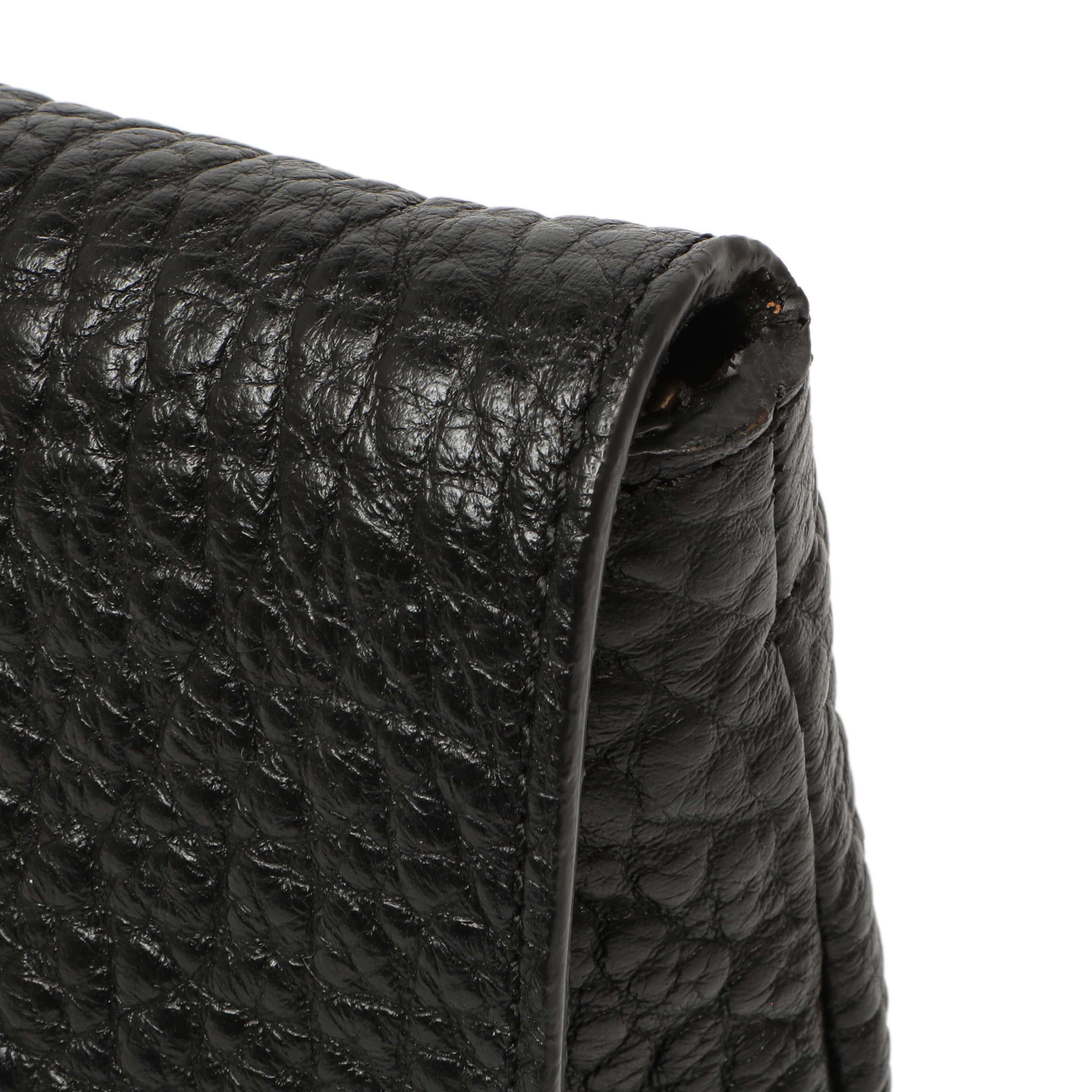 Burberry Black Grained Calfskin Mildenhall Crossbody – Modaselle