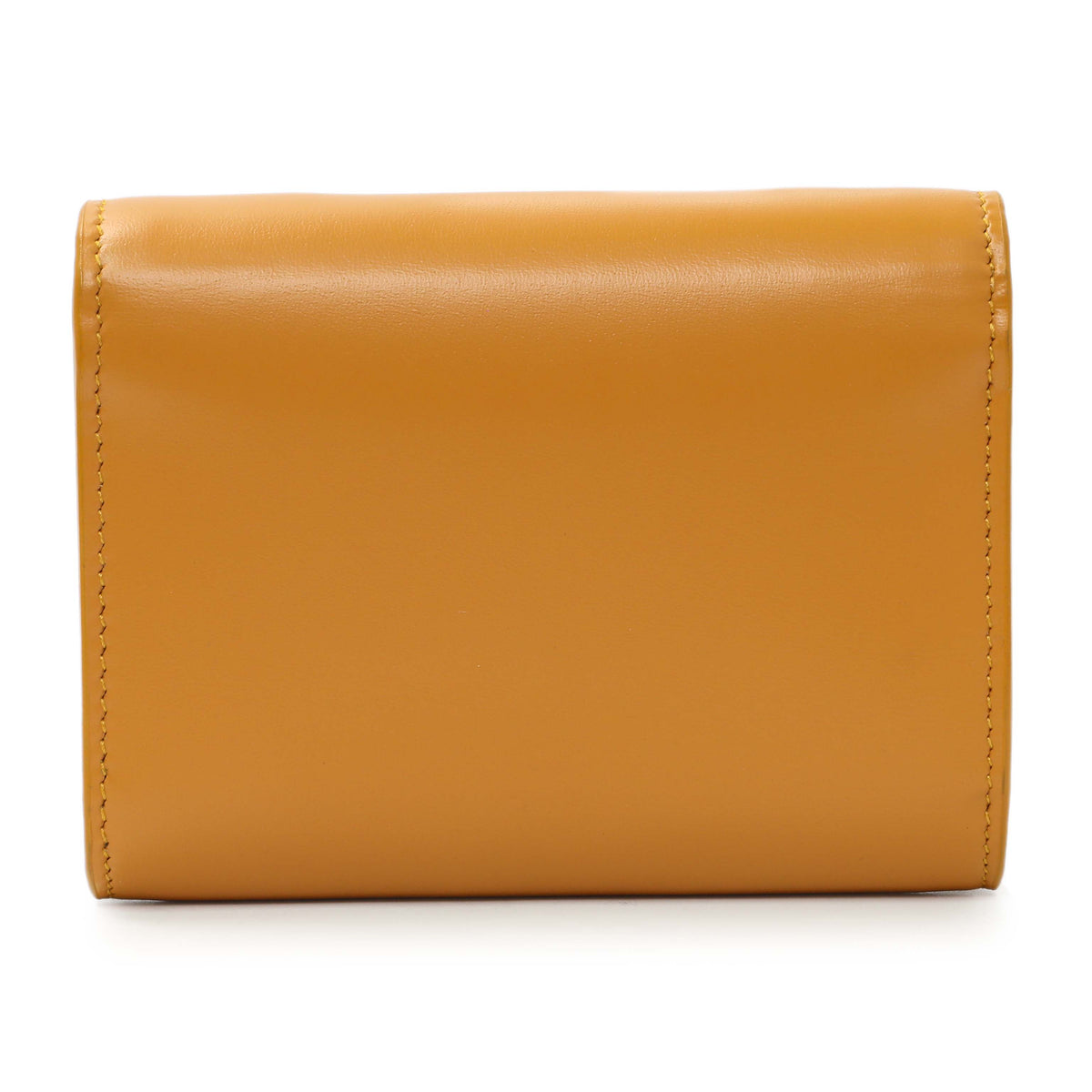 Saint Laurent Orange Calfskin Card Case on Chain Accessories Saint Laurent