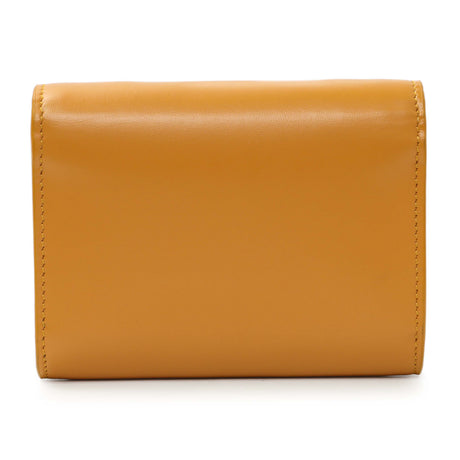 Saint Laurent Orange Calfskin Card Case on Chain Accessories Saint Laurent