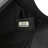 Chanel Black Chevron Quilted Caviar Small Boy Flap Handbags Chanel