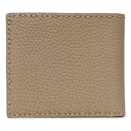 Fendi Taupe Selleria Bifold Wallet