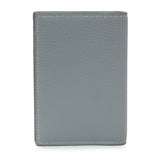 Christian Dior Grey Grained Calfskin Icon Bifold Card Holder Accessories Christian Dior
