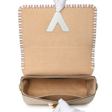 Louis Vuitton Beige Brown Epi Leather Braided Twist MM Top Handle Bag Handbags Louis Vuitton