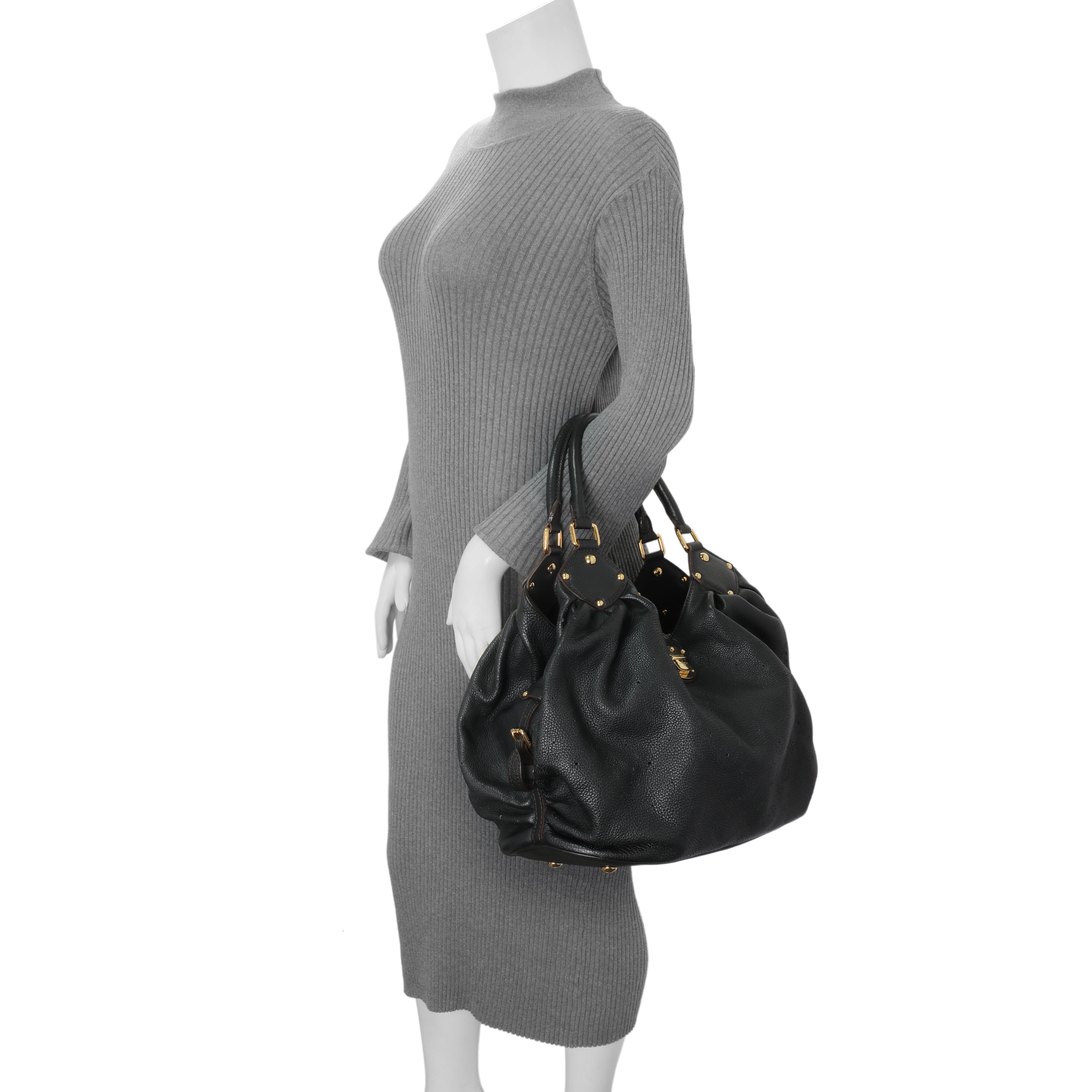 Louis Vuitton Black Monogram Mahina L – Modaselle