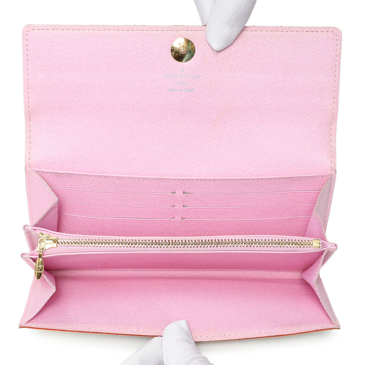 Louis Vuitton White Monogram Multicolor Sarah Wallet Accessories Louis Vuitton