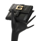Gucci Black Calfskin Vintage Compact Wallet Accessories Gucci