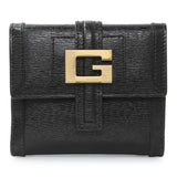 Gucci Black Calfskin Vintage Compact Wallet Accessories Gucci
