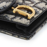 Christian Dior Oblique Saddle Card Holder Accessories Christian Dior