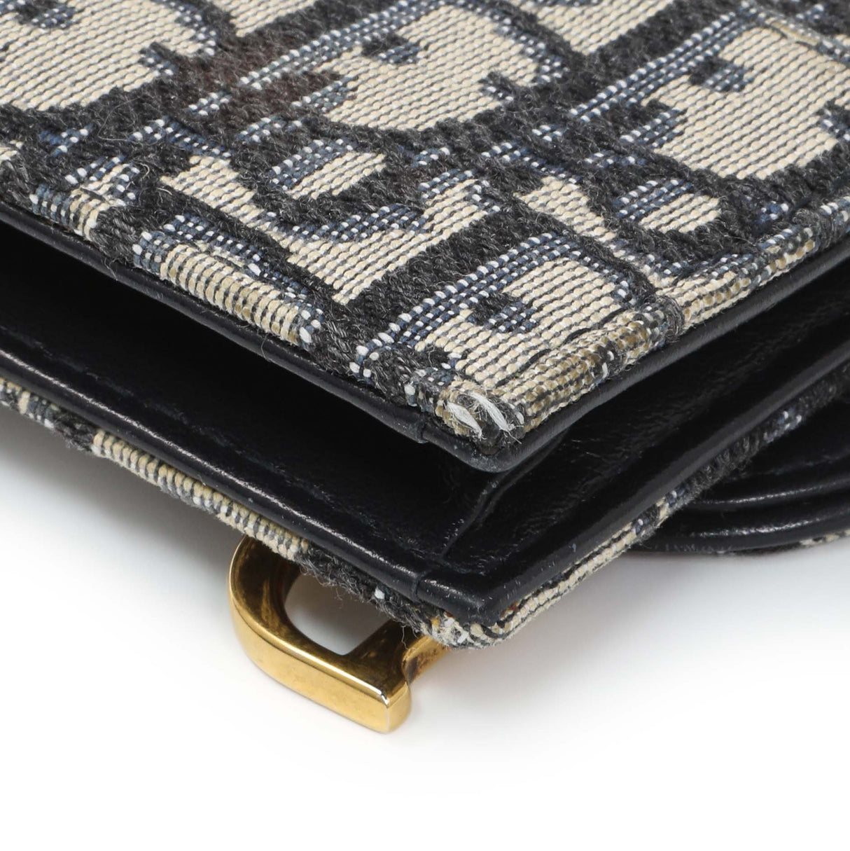 Christian Dior Oblique Saddle Card Holder Accessories Christian Dior