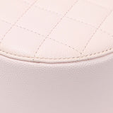 Chanel Pink Quilted Caviar Round Clutch with Chain Handbags Chanel