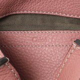 Chloe Pink Calfskin Mini Marcie Round Crossbody Handbags Chloe