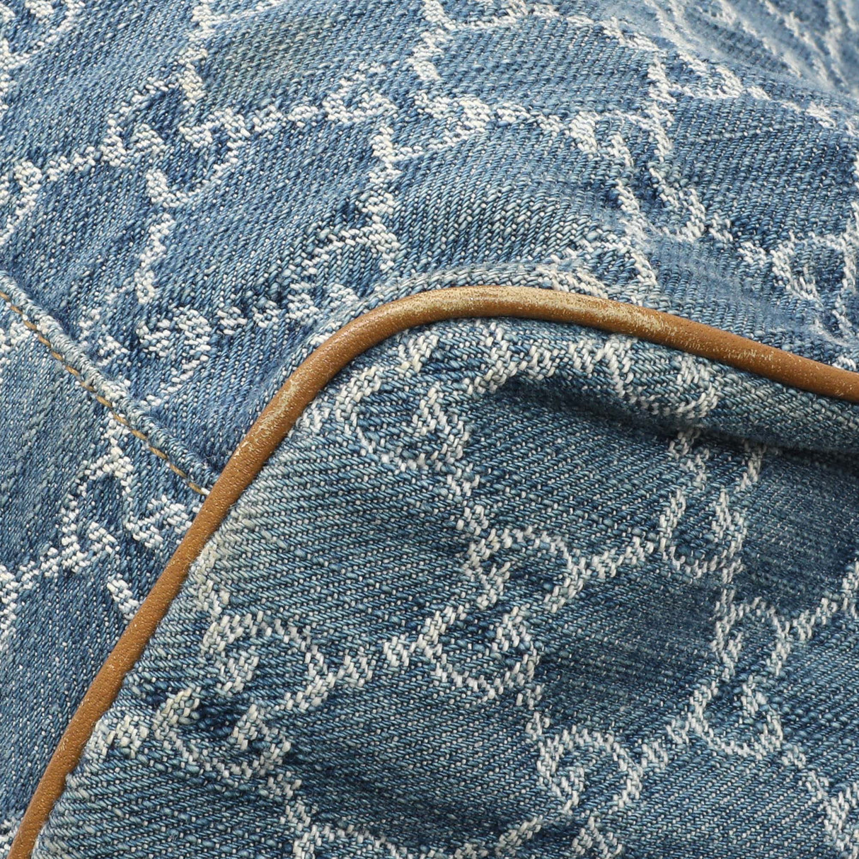 Gucci Denim Monogram Medium Sukey Boston Handbags Gucci