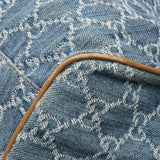 Gucci Denim Monogram Medium Sukey Boston Handbags Gucci