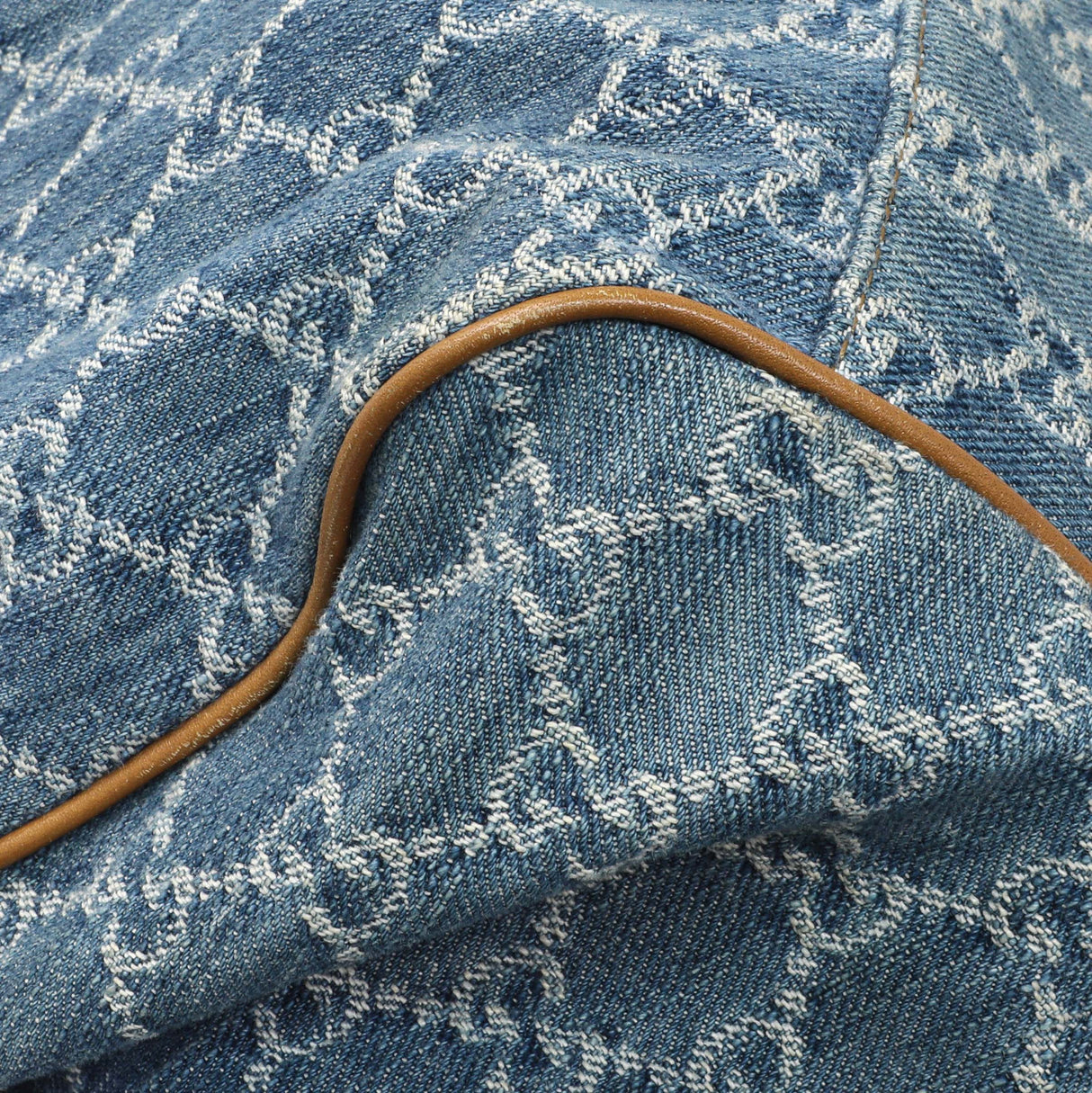 Gucci Denim Monogram Medium Sukey Boston Handbags Gucci