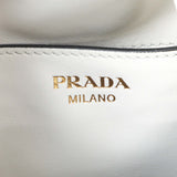 Prada White Saffiano Bucket Bag Handbags Prada